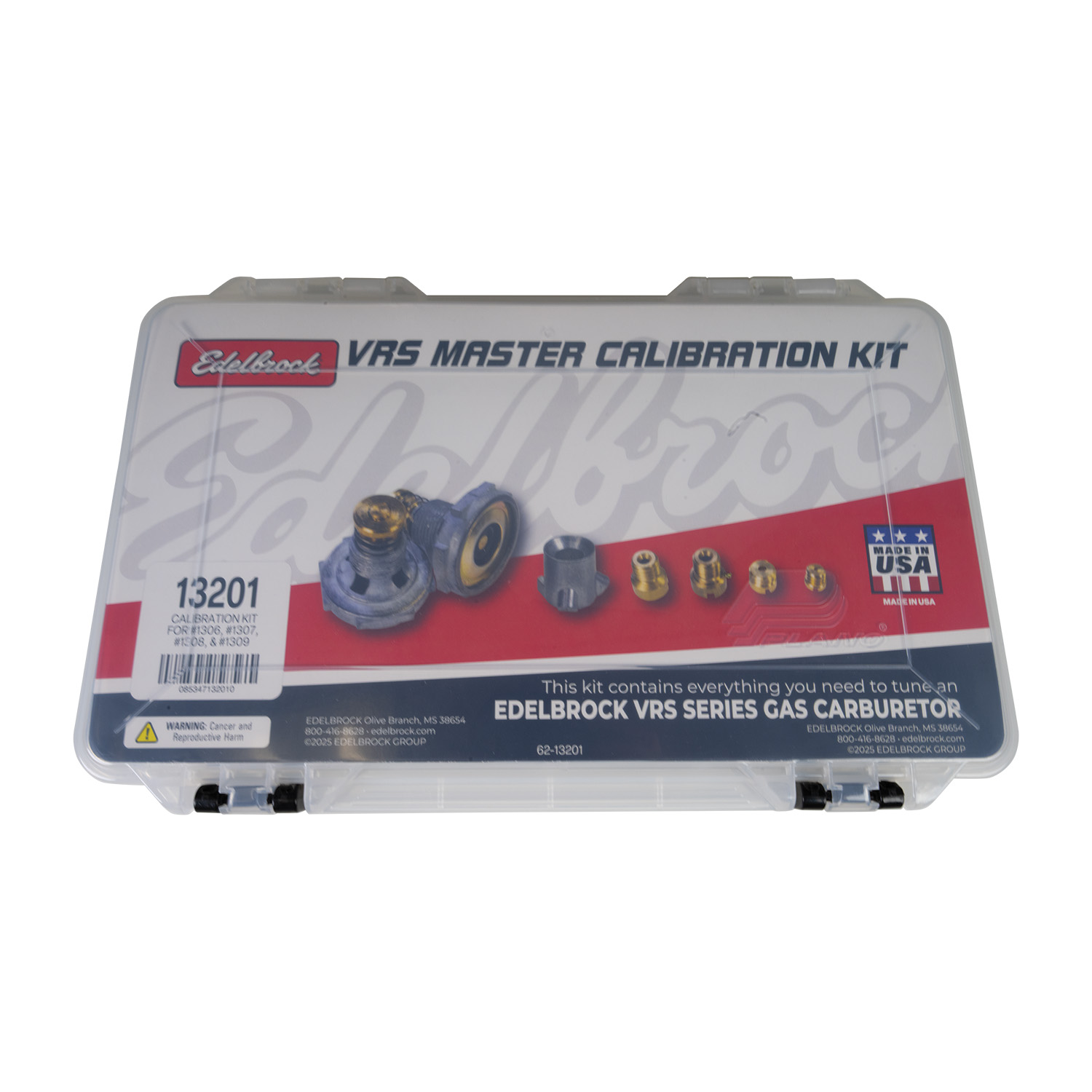 Edelbrock 13201 VRS-4150 Calibration Kit For PN 1306, 1307, 1308, 1309